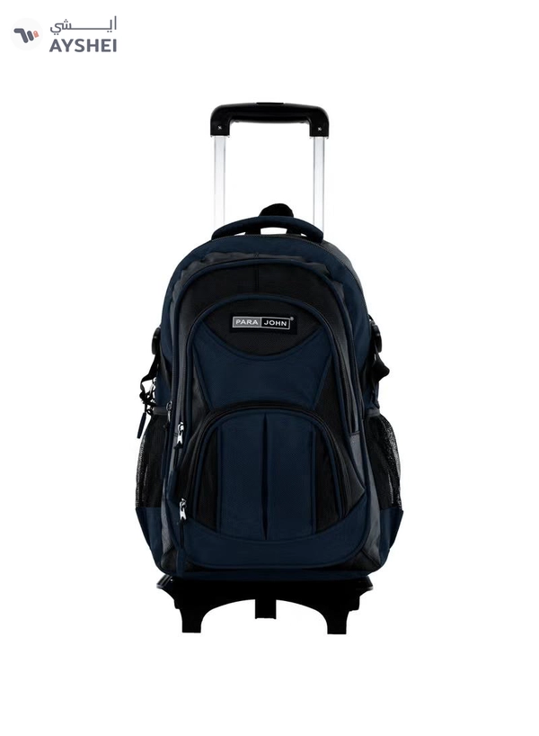 PARAJOHN 2 Wheel Trolley backpack 18 inches Navy