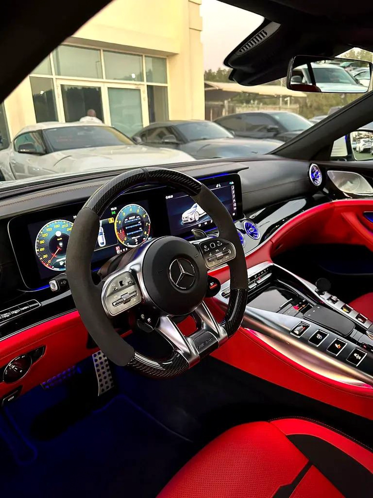 MERCEDES BENZ AMG GT63S 2019 GCC FULL OPTION ORIGINAL PAINT PERFECT CONDITION-1-1