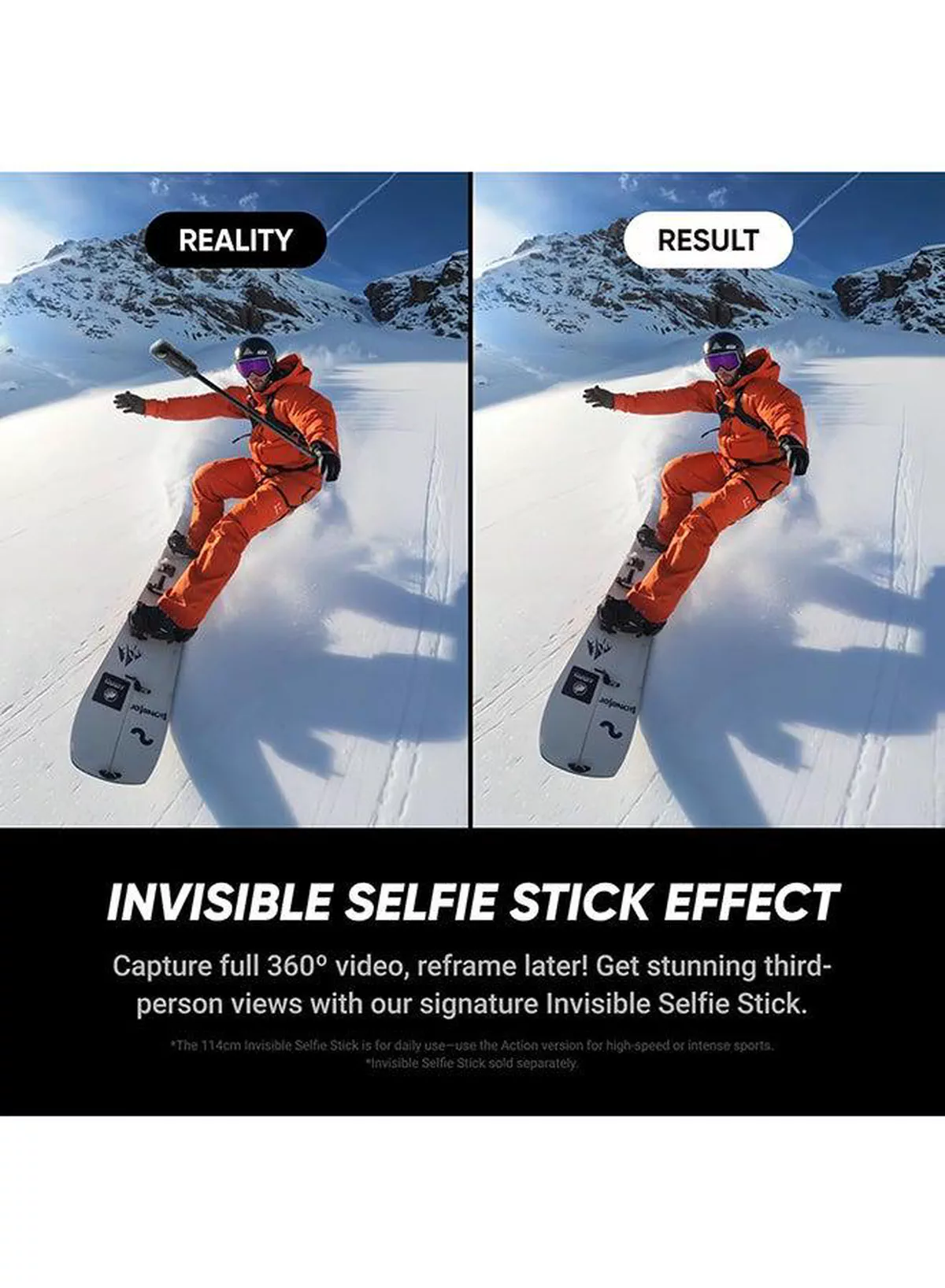 X5 - Waterproof 8K 360° Action Camera, Leading Low Light, Invisible Selfie Stick Effect, Rugged and Replaceable Lens, 3-Hour Battery, Built-in Wind Guard, Stabilization, Triple AI Chip Design-3-3