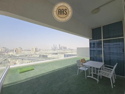 Fully furnished 1bhk 2bathrooms in 100k balcony wardrobes 1parking free-0