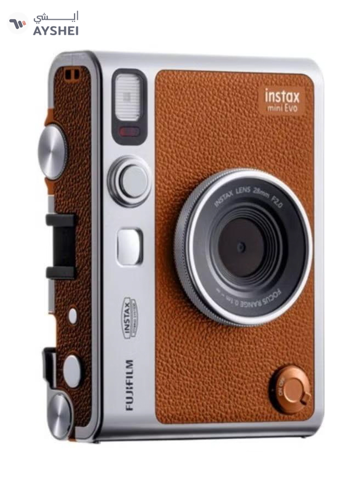FUJIFILM Instax Mini EVO Hybrid Instant Camera – Brown (USB-C) | Instant Print with Digital Preview, Creative Modes & Built-In Selfie Mirror-3-3