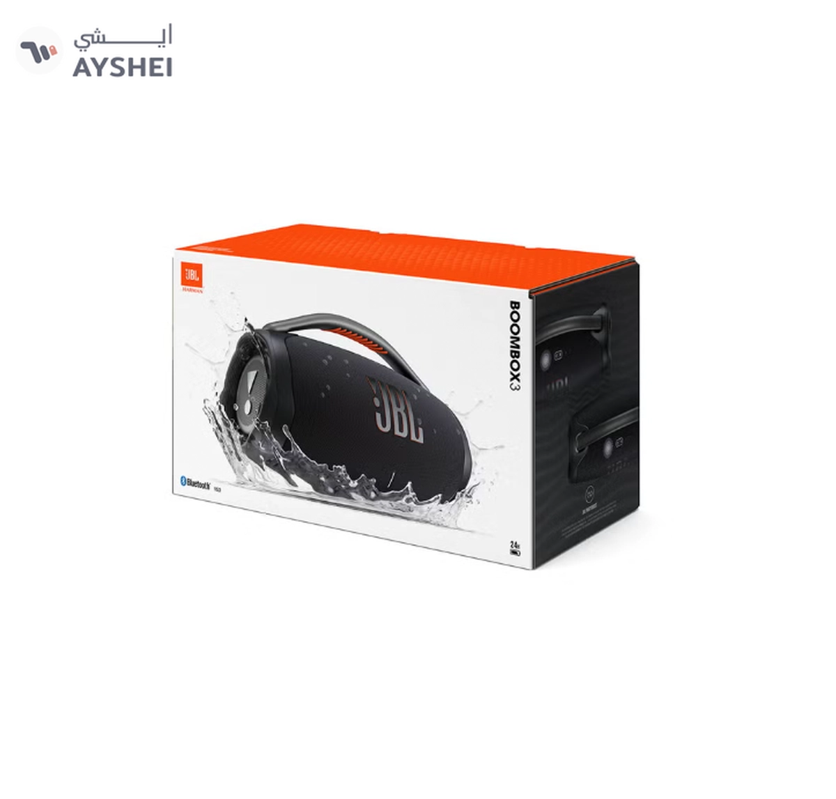 JBL Boombox 3 Portable Speaker With Massive Signature Pro Sound Black-0-0