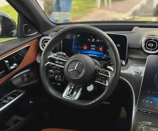 BENZ C43 | ///AMG | 2023 | BROWN INTERIOR | ONLY : 27,596 KM | JAPAN IMPORT | CLEAN TITLE