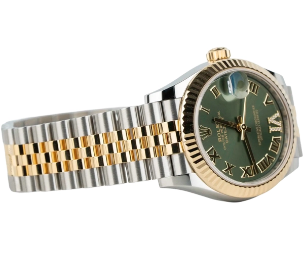 Rolex Datejust 31 | Green Roman VI Diamond Dial 31mm | Condition: New | Year of production 2025 | Original box | Original papers