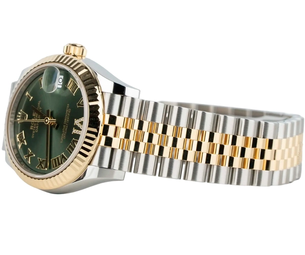 Rolex Datejust 31 | Green Roman VI Diamond Dial 31mm | Condition: New | Year of production 2025 | Original box | Original papers