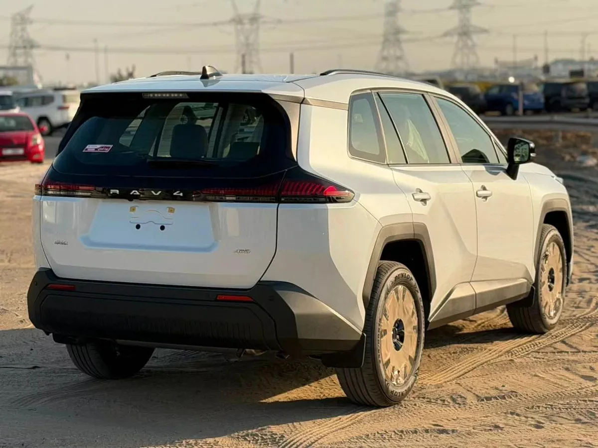 New 2026 Toyota RAV4 off white-4-4