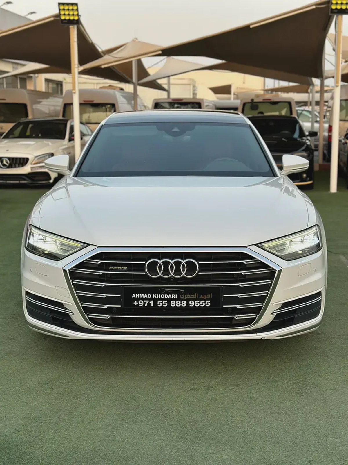 (2021) AUDI A8 //QUATTRO// GCC FULL OPTION -ORIGINAL PAINT--2-2