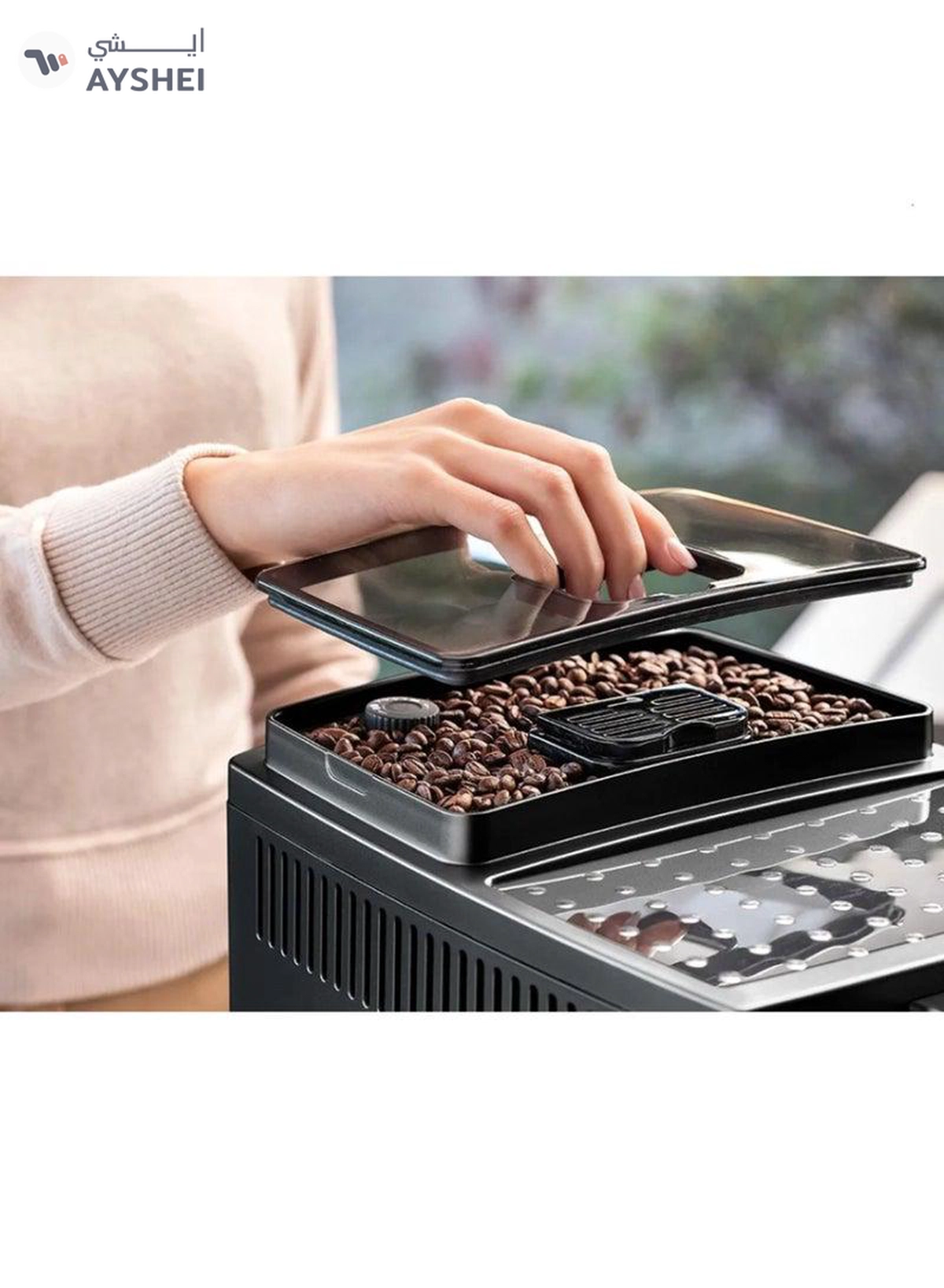 De'Longhi Magnifica Fully Automatic Coffee Machine 1.8 L 1450 W ECAM12.122.B Black-6-6