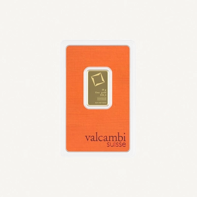 Valcambi Suisse 10g 24K (999.9) Pure Minted Gold Bar - Variable Design-0