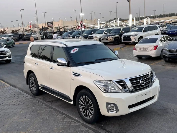 نيسان بترول 2018 ابيض تيتانيوم Nissan Patrol LE Titanium 2018, GCC Specs