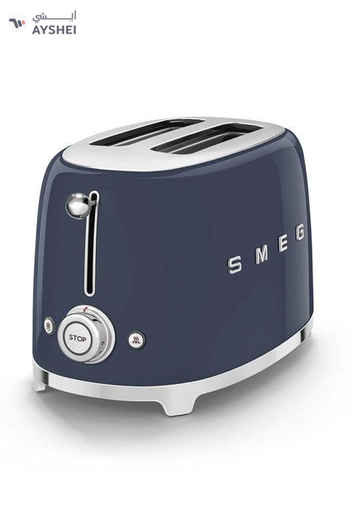 Smeg 50's Style 2 Slice Toaster (Navy Blue) 950 W TSF01NBAU Navy Blue-3-3