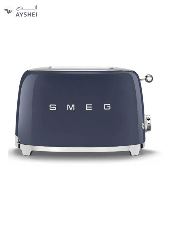 Smeg 50's Style 2 Slice Toaster (Navy Blue) 950 W TSF01NBAU Navy Blue