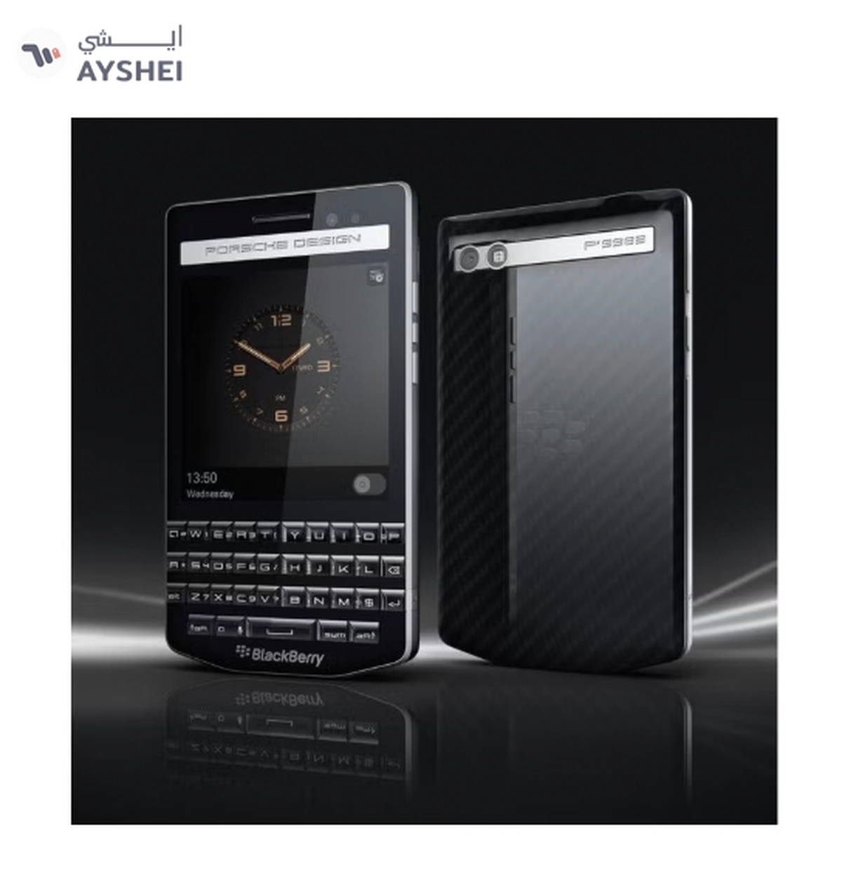 BlackBerry Porsche Design P9983 Black 2GB RAM 64GB 4G LTE, En-Ar Keyboard-1-1
