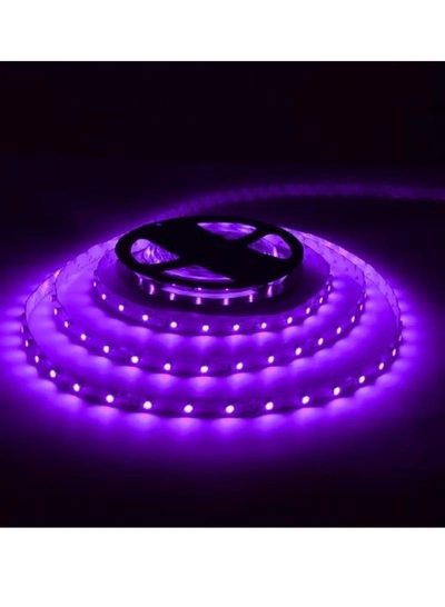 Yuwell Led Strip Light For Home And Bedroom Decoration 12W SMD 2835 128 LEDS 24VDC CRI 90 5 Meter Roll IP20 Purple-0