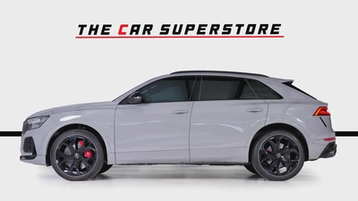 Audi RSQ8-GCC-Nardo Grey-AKRAPOVIC Sports Exhaust System-Black Interior-4