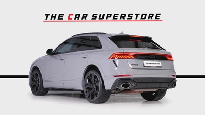Audi RSQ8-GCC-Nardo Grey-AKRAPOVIC Sports Exhaust System-Black Interior-5