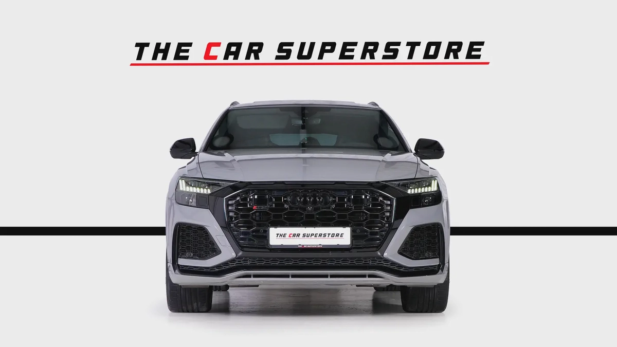 Audi RSQ8-GCC-Nardo Grey-AKRAPOVIC Sports Exhaust System-Black Interior-2-2