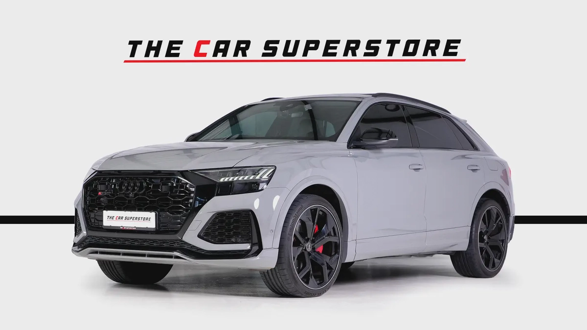 Audi RSQ8-GCC-Nardo Grey-AKRAPOVIC Sports Exhaust System-Black Interior-3-3