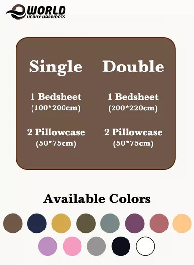 3 Piece Luxury Dark Brown Striped Bed Sheet Set with 1 Deep Pocket Sheet and 2 Pillowcases for Hotel and Home Crafted from Ultra Soft and Breathable Microfiber for Year-Round Comfort, (Single/Double)-1