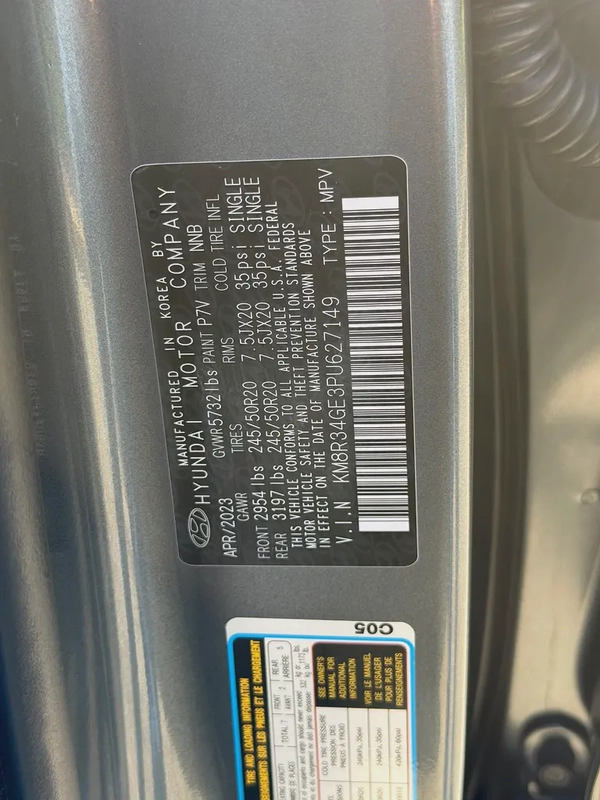 Hyundai Palaside 2023 full option sunroof V6 3.8 XRT