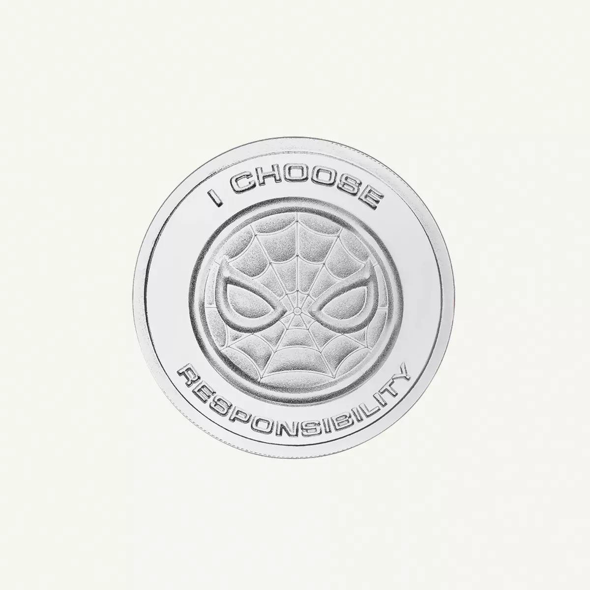 BTC 50 Grams Pure Silver Coin - Spider Man