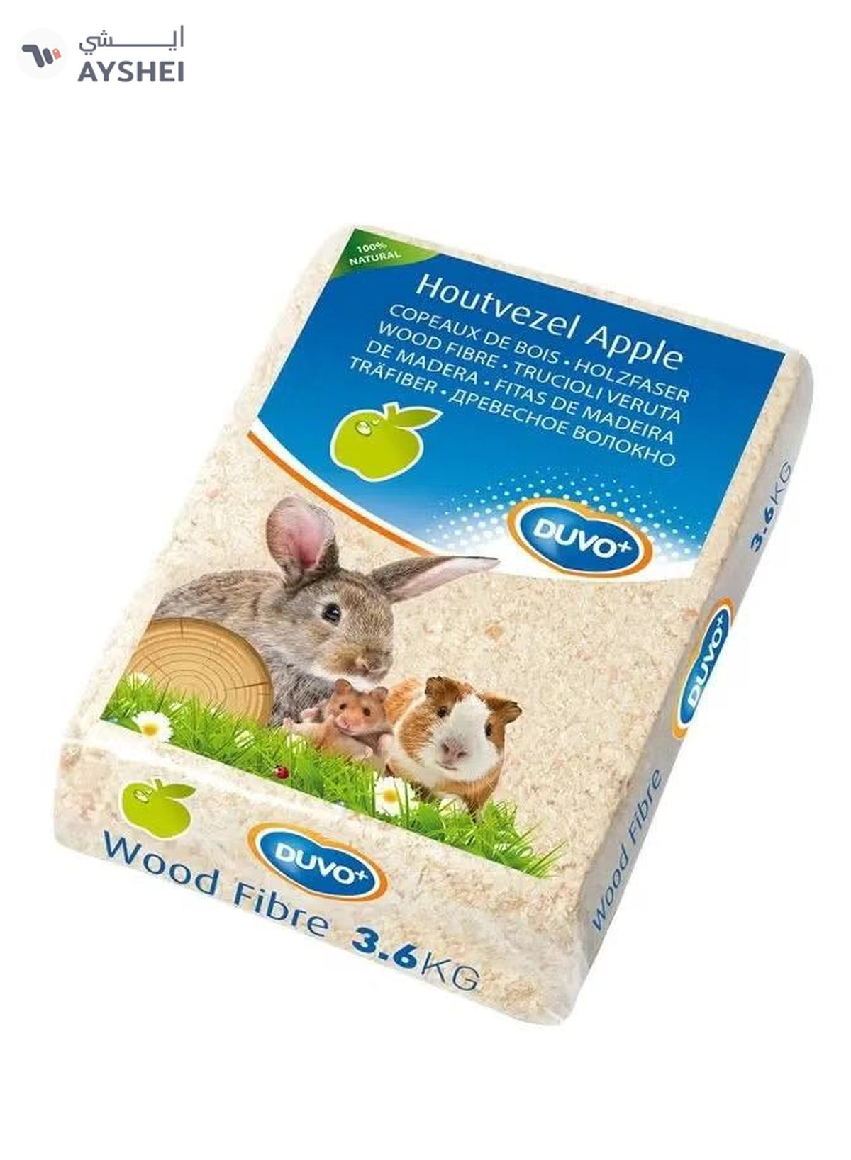  Duvo Wood Fibre - 3.6Kg [Flavor - Apple]