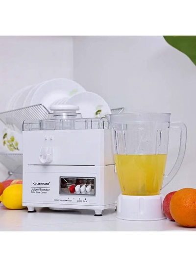  Olsenmark 4 In 1 Food Processor, Stainless Steel Blades, Safety Lock Protection, Powerful Motor, Overheat Protection, High Performance Filter 650 W OMSB2137C White/Clear/Black-3