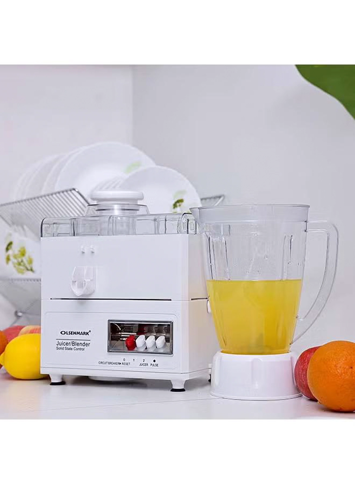  Olsenmark 4 In 1 Food Processor, Stainless Steel Blades, Safety Lock Protection, Powerful Motor, Overheat Protection, High Performance Filter 650 W OMSB2137C White/Clear/Black-3-3