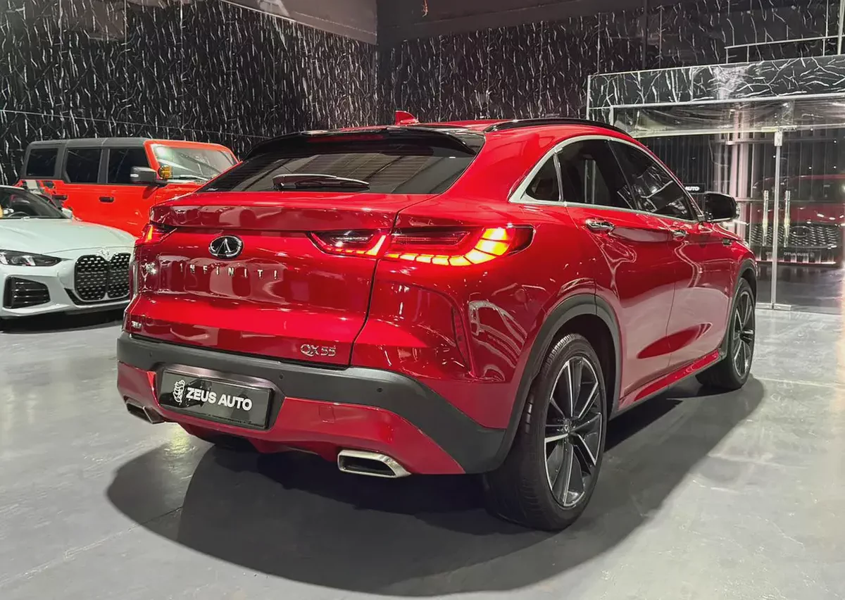 Infiniti QX55 LUXE | GCC | Low Mileage | Original Paint | 5 years Warranty and service contract-3-3