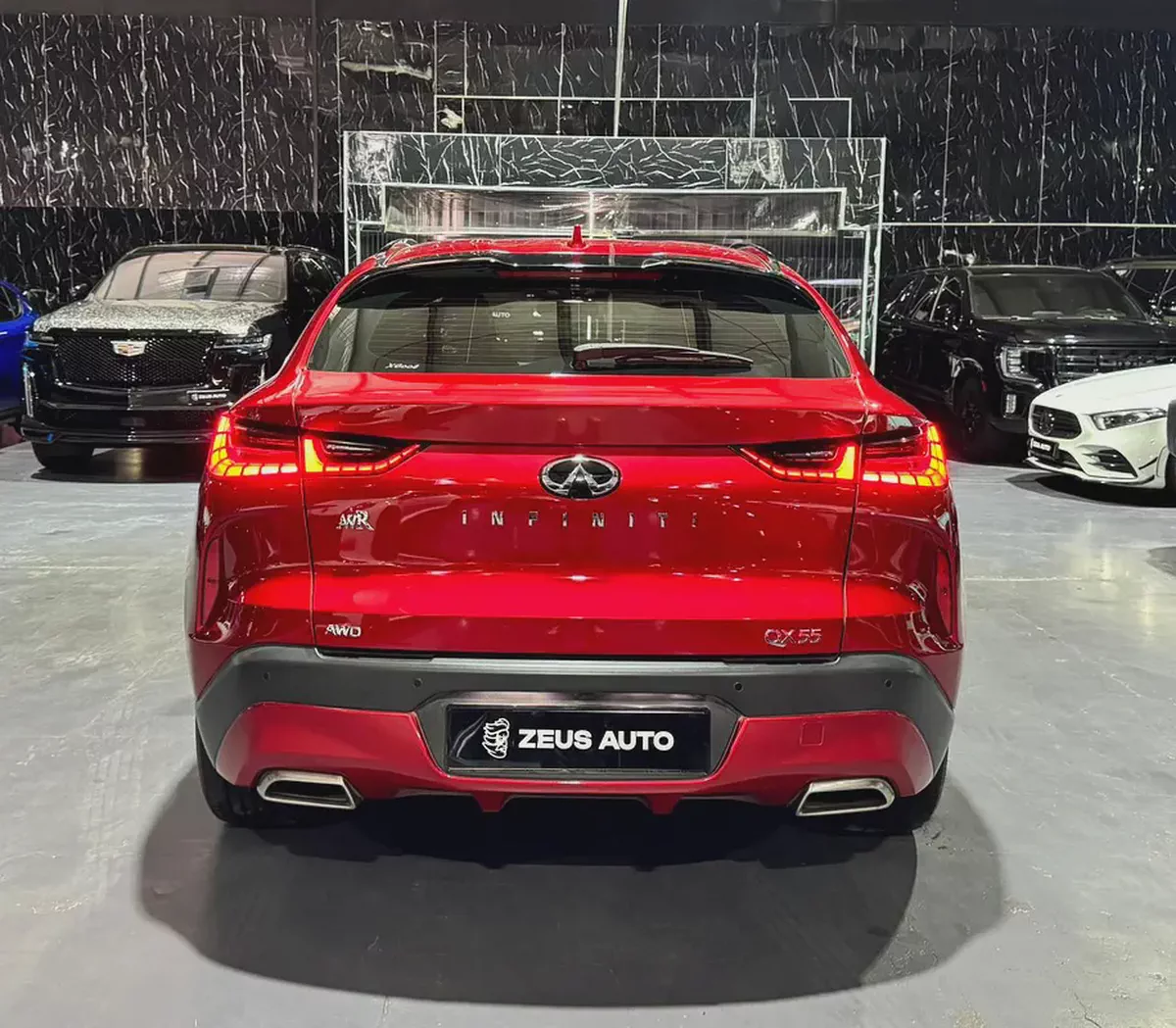 Infiniti QX55 LUXE | GCC | Low Mileage | Original Paint | 5 years Warranty and service contract-7-7