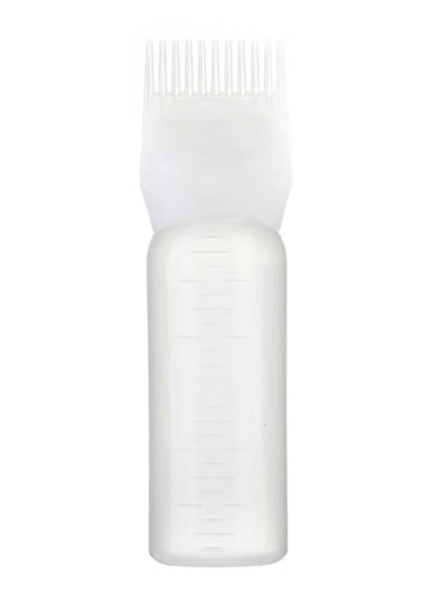 Voberry 3-Piece Hair Dye Bottle And Brush Applicator Set White/Pink/Blue 17cm-1