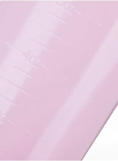 Voberry 3-Piece Hair Dye Bottle And Brush Applicator Set White/Pink/Blue 17cm-3