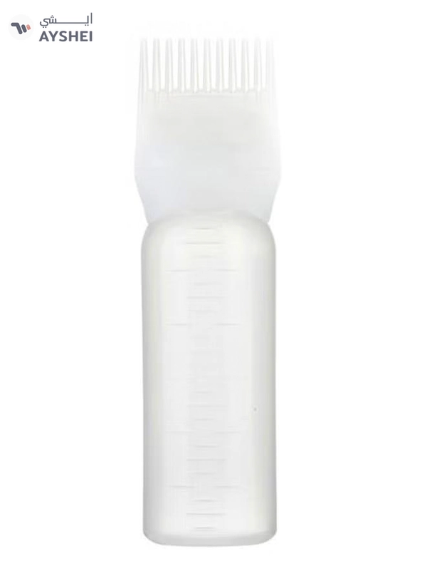 Voberry 3-Piece Hair Dye Bottle And Brush Applicator Set White/Pink/Blue 17cm