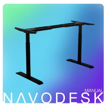 Navodesk Basic Standing Desk Frame, Manual Height Adjustable Sit to Stand Desk-3