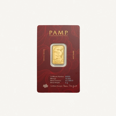 PAMP Good Luck Phoenix 5g Gold Bar-1