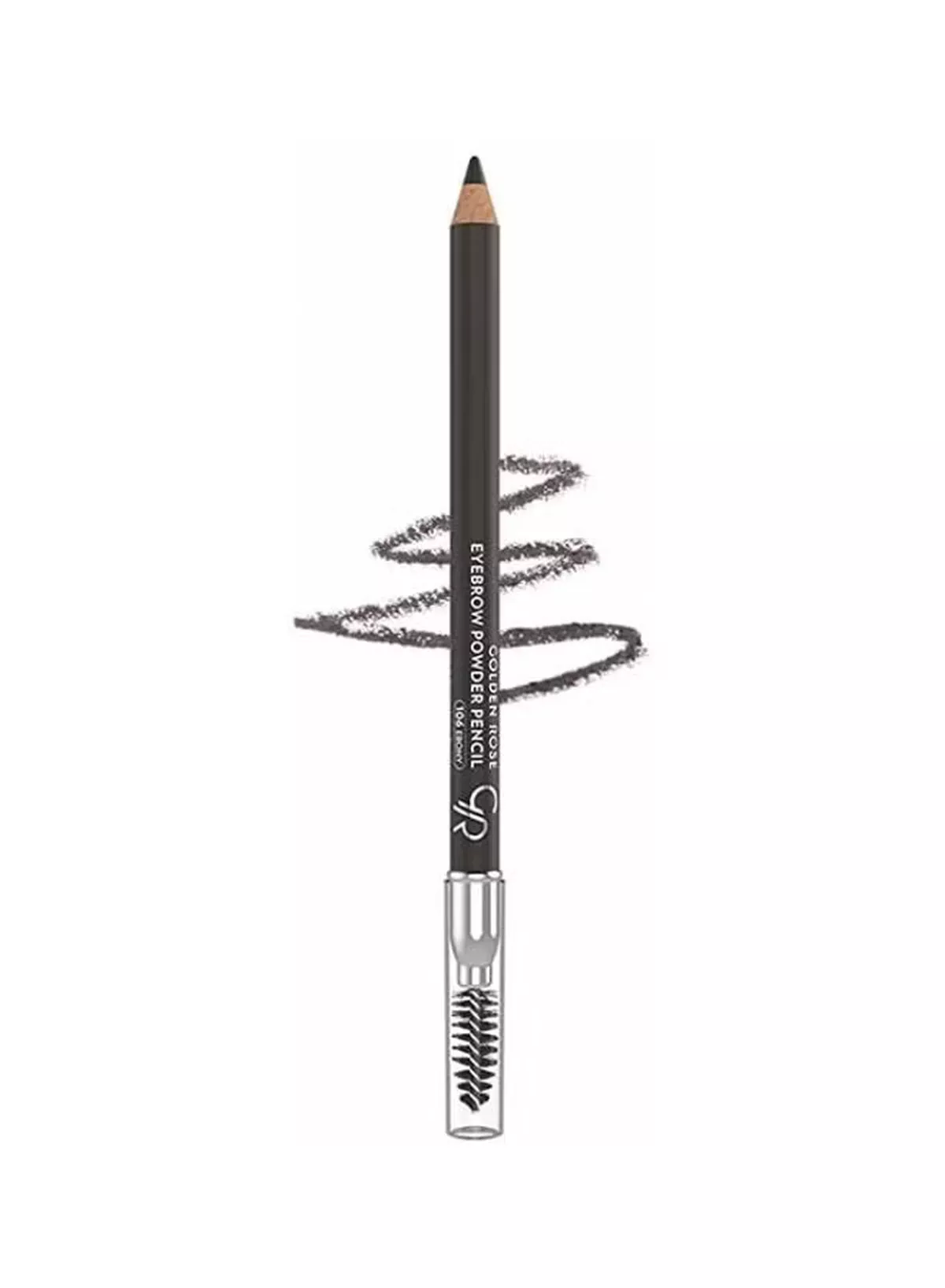 Golden Rose Long Lasting Eyebrow Powder Pencil 106 Ebony-1-1