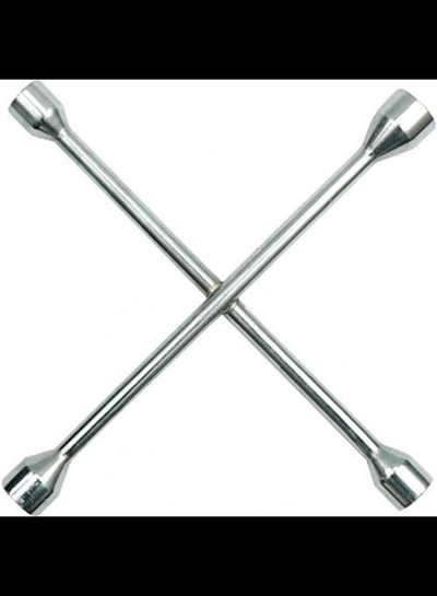 ABBASALI Auto Car Van Truck Tire Tyre Cross Lug 4 Way Nut Wrench-0