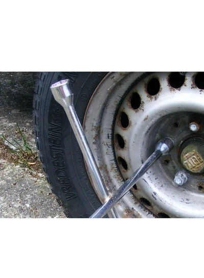 ABBASALI Auto Car Van Truck Tire Tyre Cross Lug 4 Way Nut Wrench-3