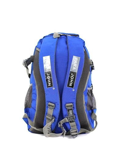 PARAJOHN Nylon Zipper Back Pack Blue-2