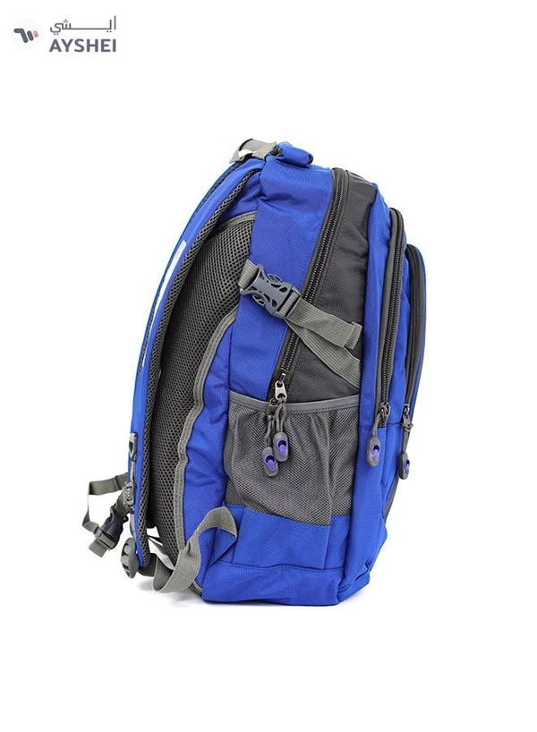 PARAJOHN Nylon Zipper Back Pack Blue