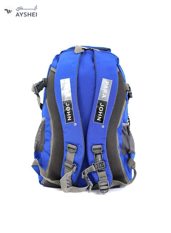PARAJOHN Nylon Zipper Back Pack Blue