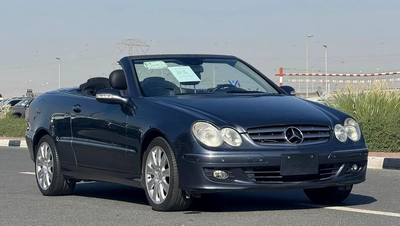 MERCEDES BENZ CLK350 2007 SOFT TOP CONVERTIBLE CLEAN CAR FRESH JAPAN IMPORT-0