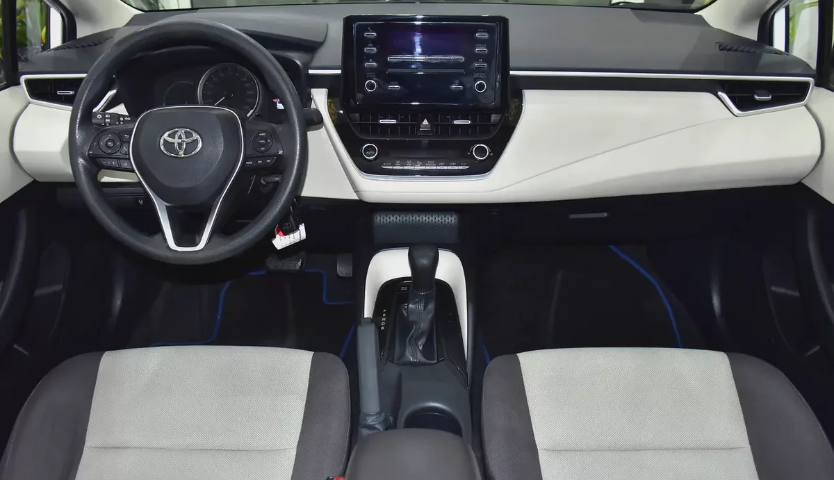 AED 872 EMi at 0% DP | Toyota Corolla Hybrid ( 2020 Model ) in White Color GCC Specs-10-10