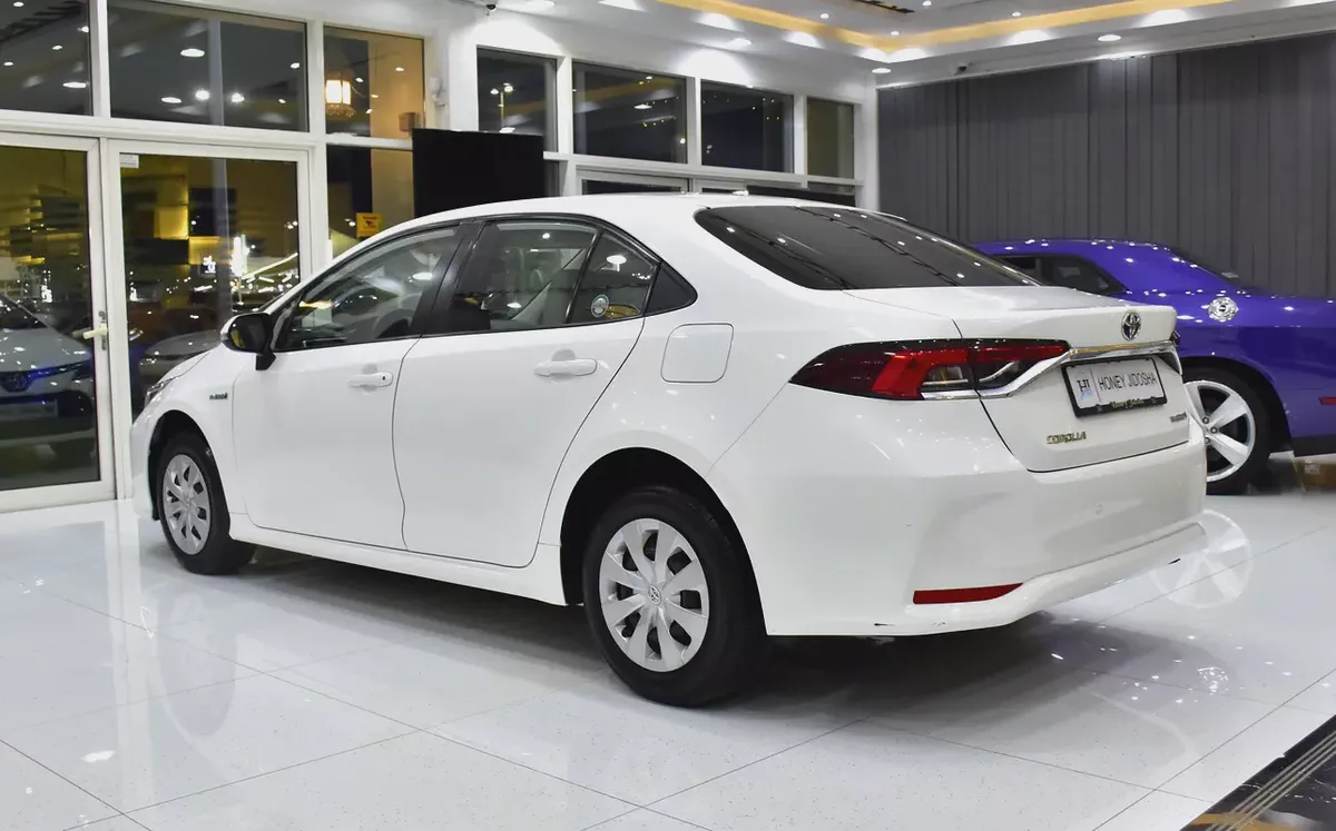 AED 872 EMi at 0% DP | Toyota Corolla Hybrid ( 2020 Model ) in White Color GCC Specs-6-6