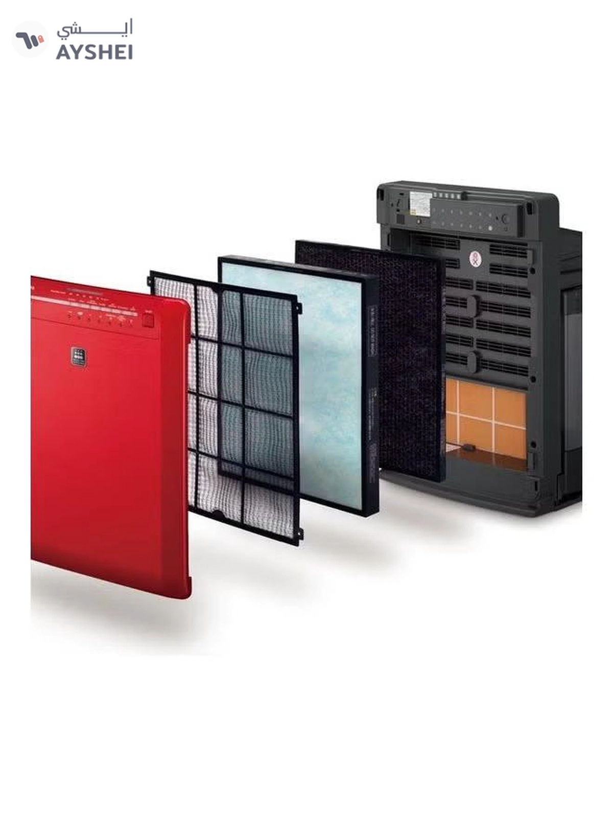 HITACHI 46 Sq Mtr Air Purifier EPA6000 Red-1-1