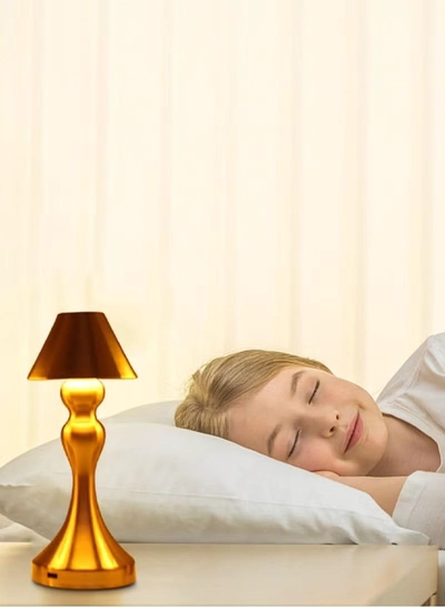 Yuwell Touch Sensor Bar Table Lamp Portable Cordless Rechargeable Battery LED Table Lamp Night Lights Bedroom Bedside And Restaurant 3 Light Intensities Tactile Switch Desk Lamp-1