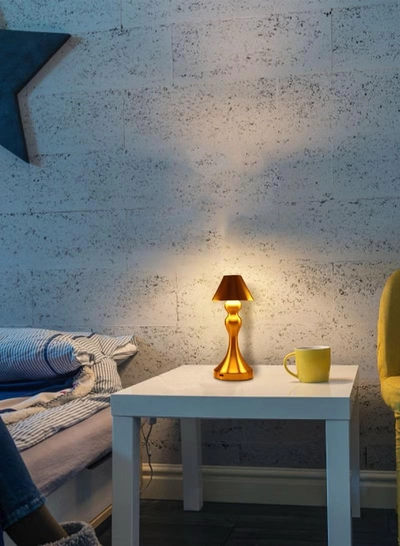 Yuwell Touch Sensor Bar Table Lamp Portable Cordless Rechargeable Battery LED Table Lamp Night Lights Bedroom Bedside And Restaurant 3 Light Intensities Tactile Switch Desk Lamp-3
