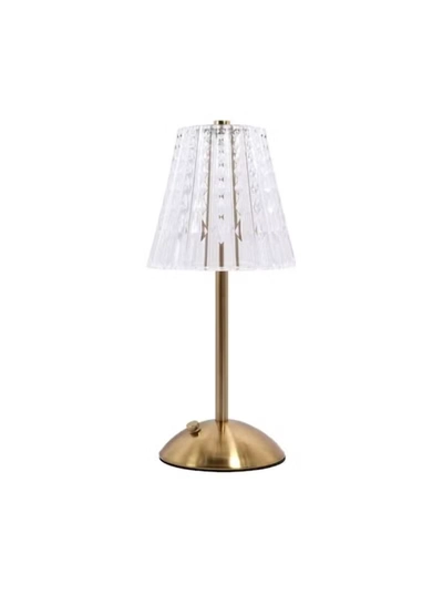 Yuwell Crystal Table Lamp Acrylic Touch Lamp Portable Led Table Lamp With 3 Light Color Modes With Touch Sensor 3-Levels Brightness Desk Lamp For Room Party And Restaurant Decor-1