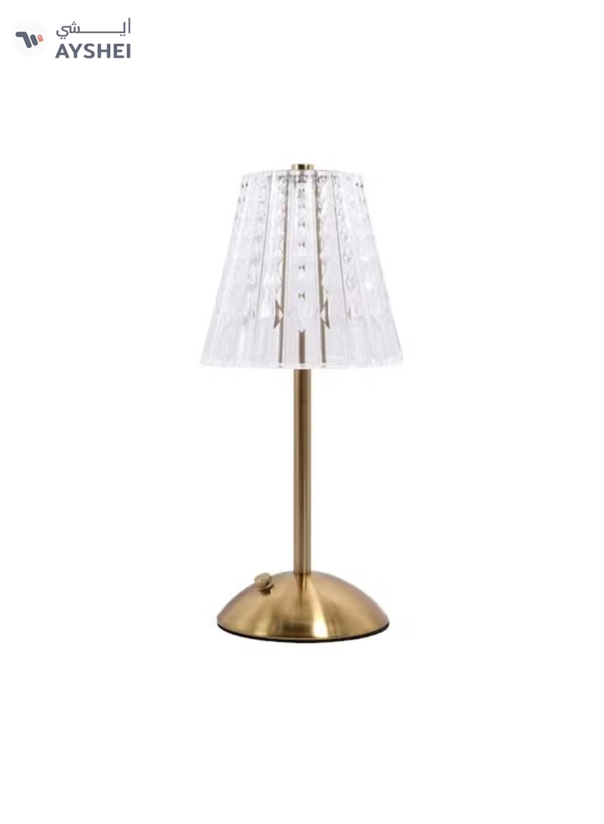 Yuwell Crystal Table Lamp Acrylic Touch Lamp Portable Led Table Lamp With 3 Light Color Modes With Touch Sensor 3-Levels Brightness Desk Lamp For Room Party And Restaurant Decor-1-1