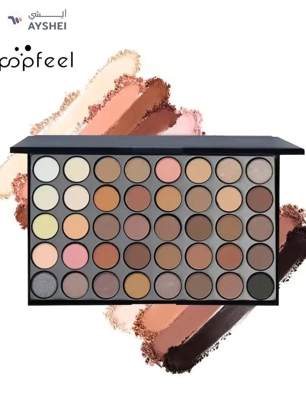 popfeel 40 Colors Eyeshadow Palette Set, Eyebrow Pencil Eyeliner Pen Mascara 